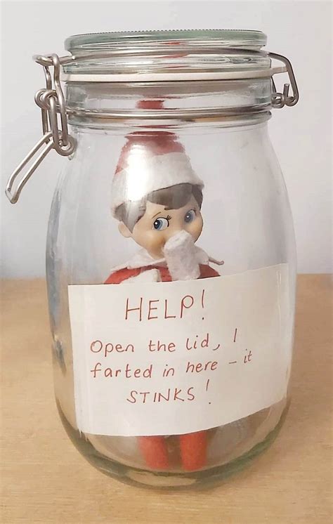 elf on the shelf farted|a little elf told me you fart lot.